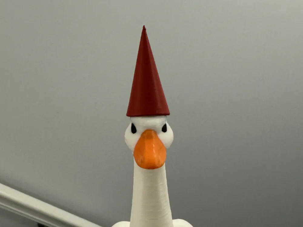 Modelo para impresión 3D: Wirt hat for desk goose. Referencia del modelo original.