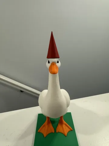 Modelo para impresión 3D: Wirt hat for desk goose — vista de referencia 3