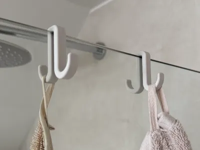 Double-sided Shower Hook / Towel Holder (8mm)