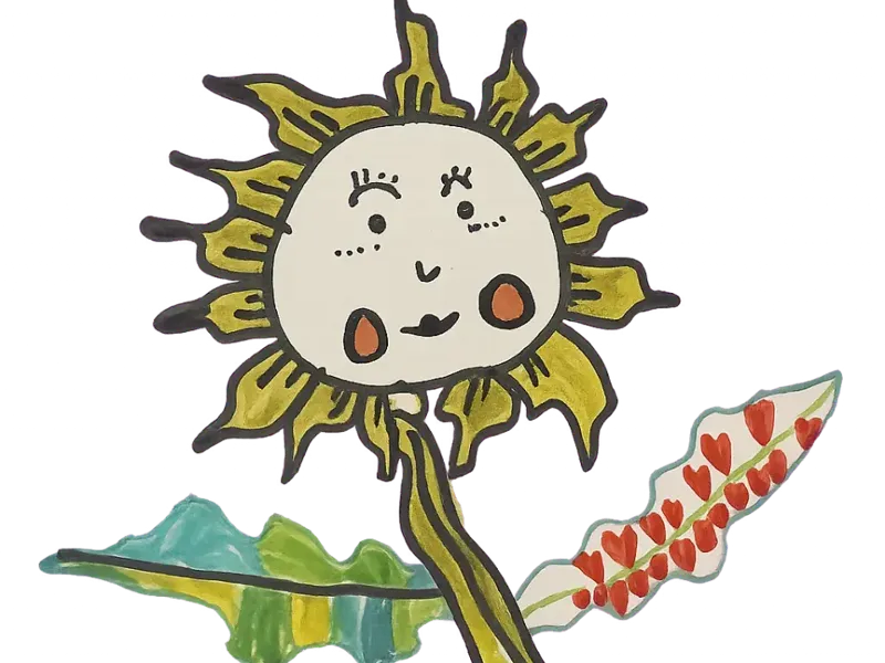 向日葵钥匙扣