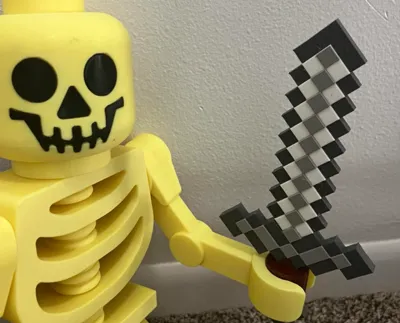 Minecraft sword for Mega Skeleton