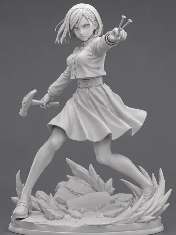 Figura decorativa: Nobara Figure Jujutsu Kaisen — vista de referencia 2