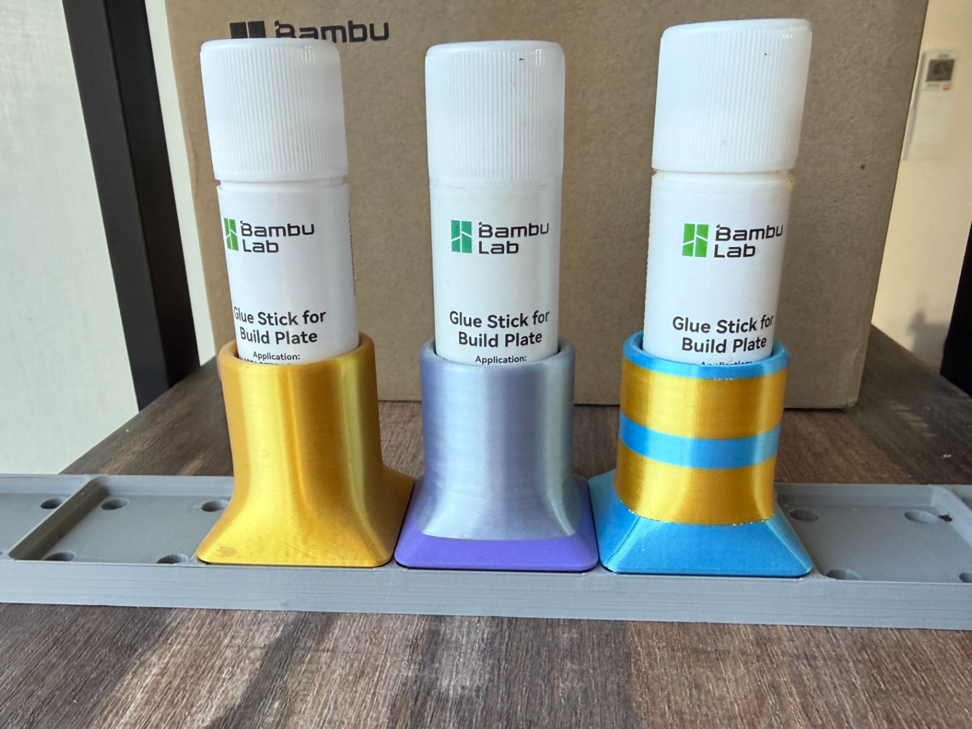 Gridfinity Bambu Glue Stick Holder