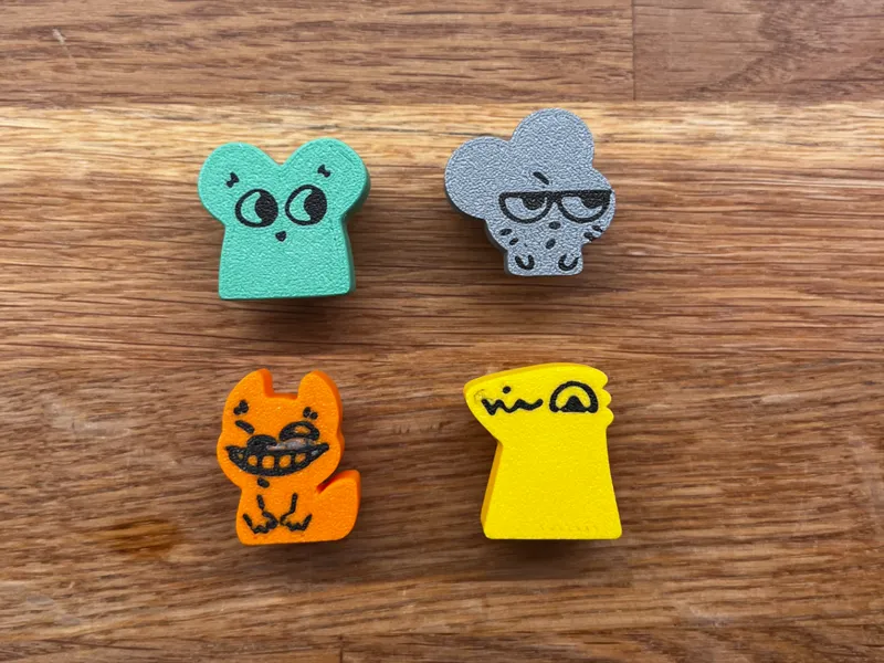 Meeple Knobs [e.g. for Kallax Drawer]