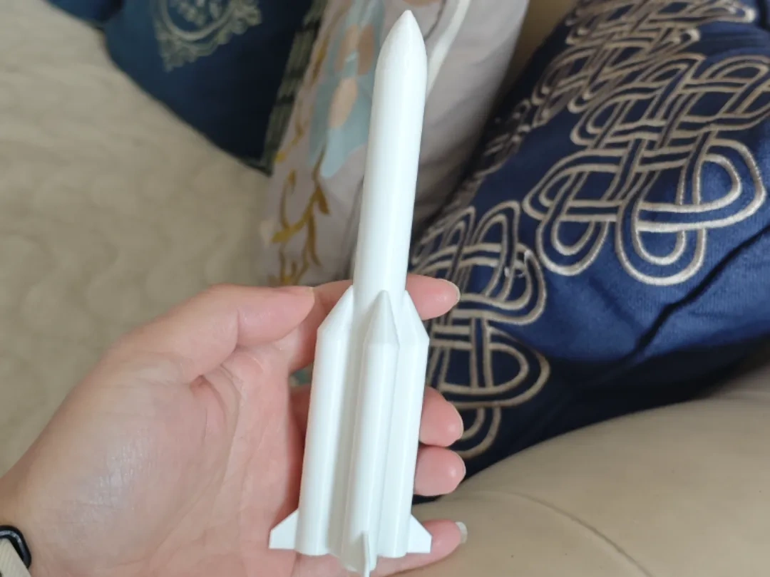 一体一键打印  很好打 中国航空长征5号火箭模型CZ-5五号运载航天太空纪念摆件