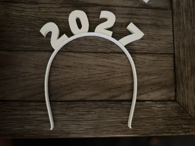 Parametric New Years Headband