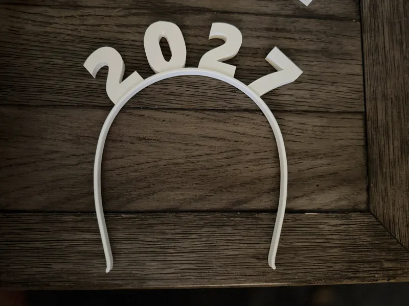 Parametric New Years Headband