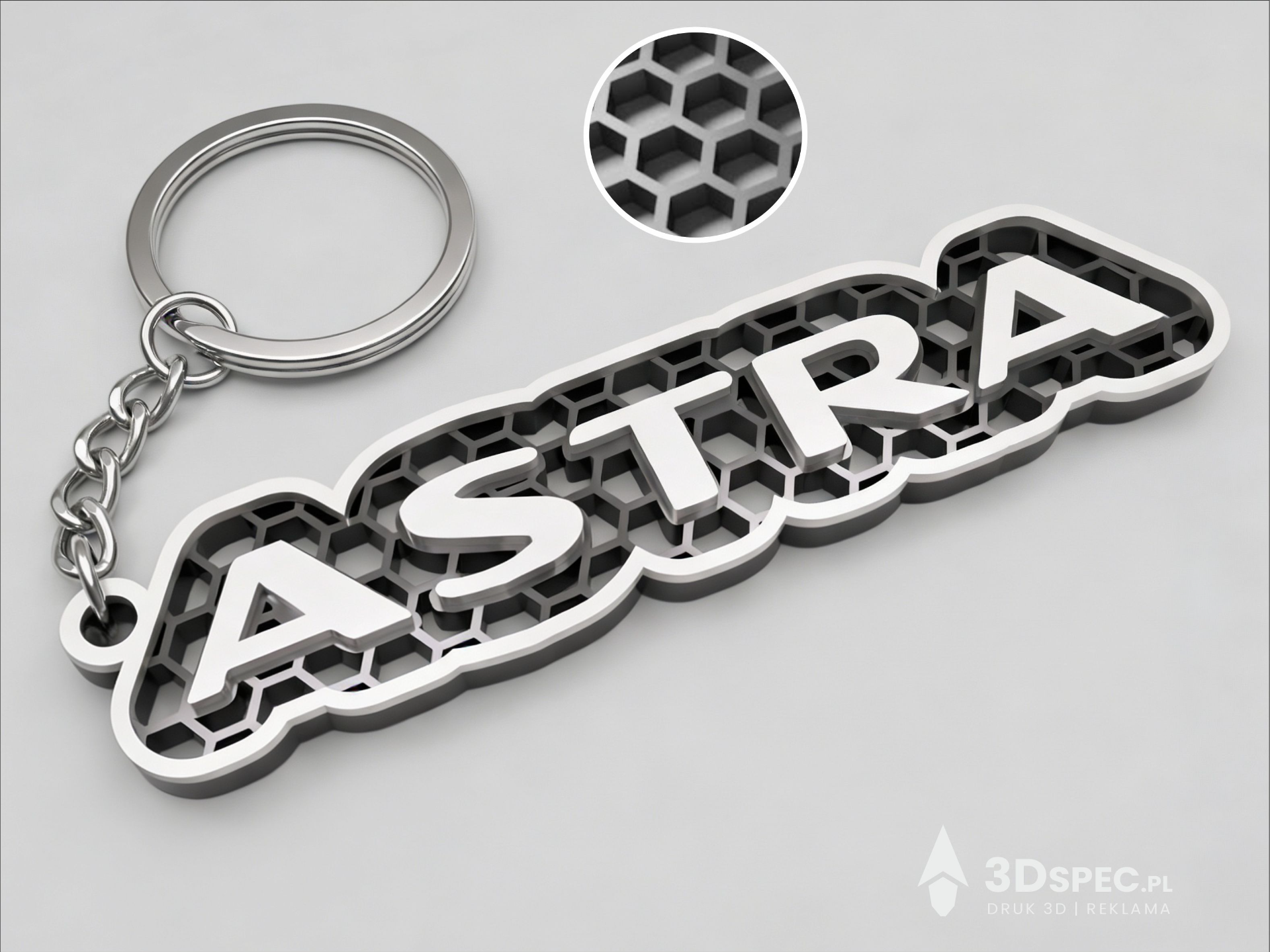 Astra logo keychain