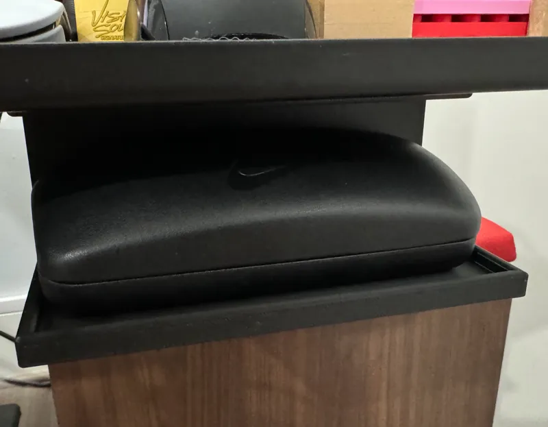 Under Desk Mounted Glasses Holder