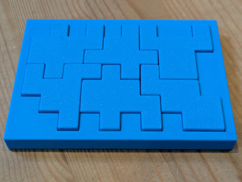Cube flat puzzle 4 of 6 - with two ways to solve - Free 3D Print Model ...