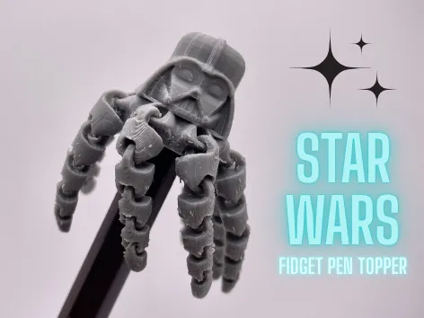 Fidget pencil topper
