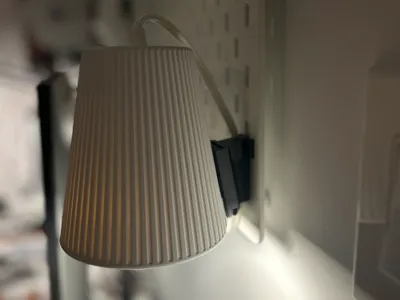 IKEA Svallet Lamp adaptor for Skadis
