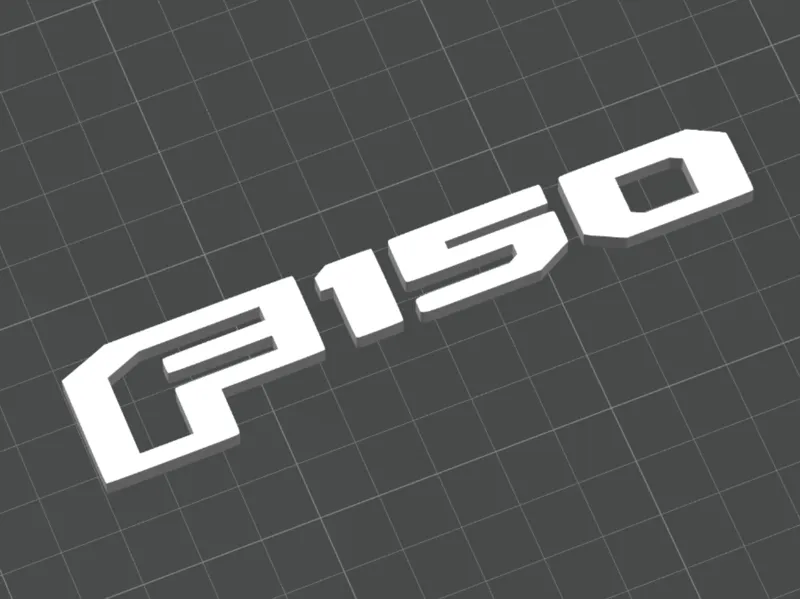 Ford F150 Truck Logo - 3D Printed Emblem