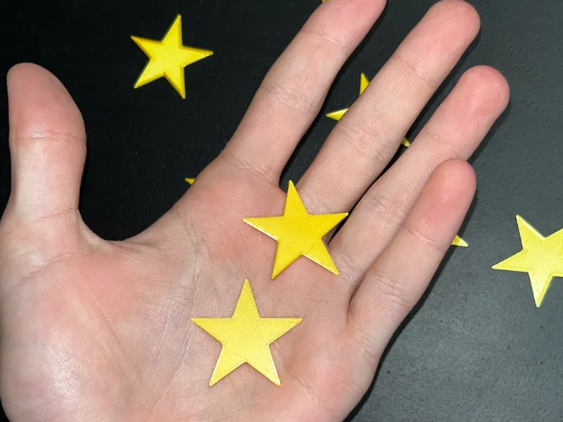 simple small stars decoration for chtistmas star