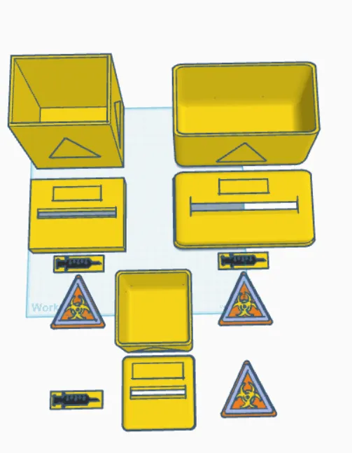 Novelty Bio Hazard storage - Free 3D Print Model - MakerWorld