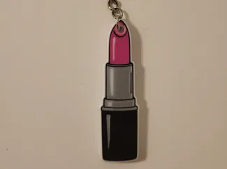 Schlüsselanhänger Lippenstift