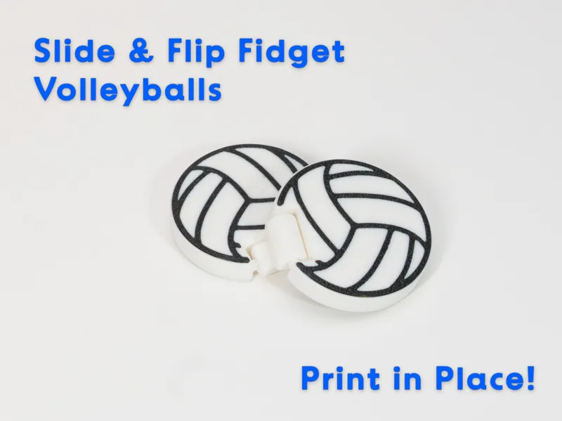 Volleyball Slide and Flip Fidget