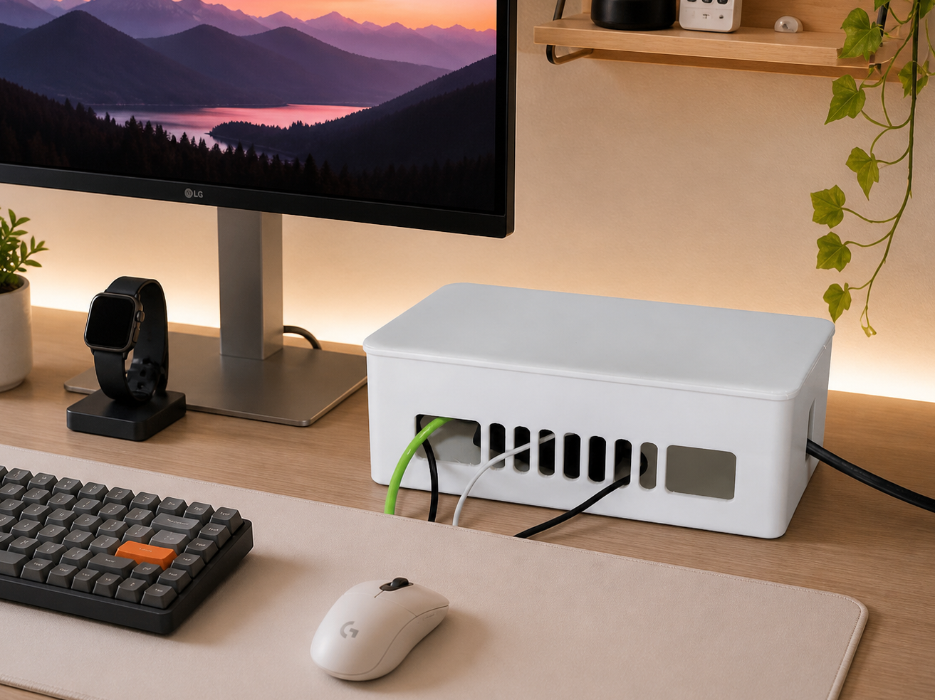 Minimalist Cable Management Box