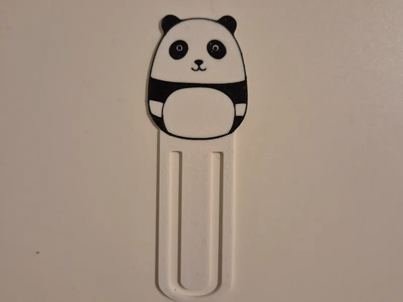 Squishmallow cute Panda bookmark 