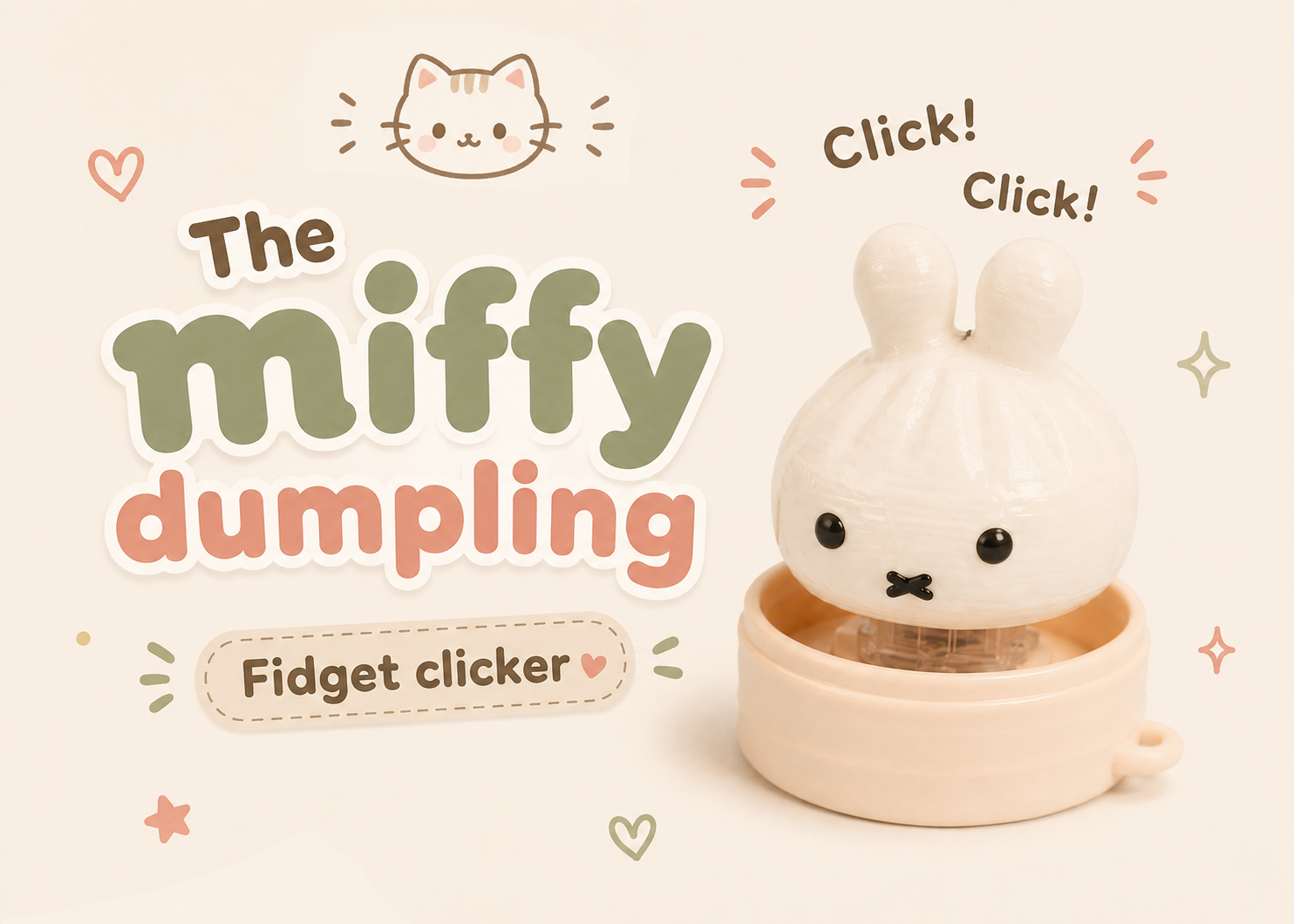 Miffy Dumpling - Fidget Clicker - 1