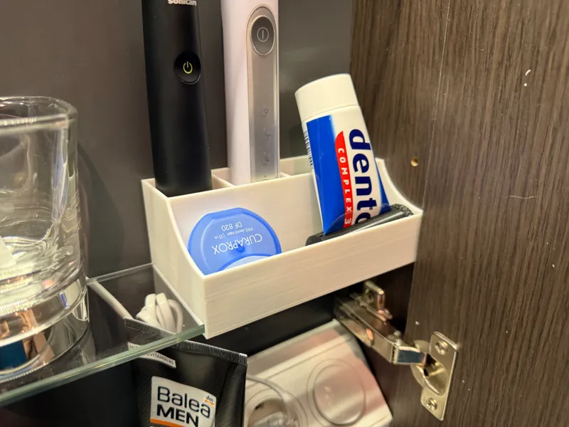 Bathroom Mirror Storage Organizer