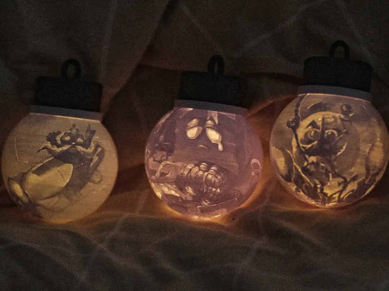 League christmas balls