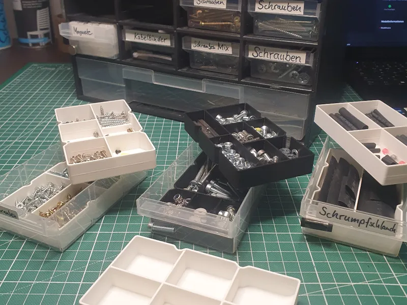 Inlay for part organiser "Allit VarioPlus Hobby"