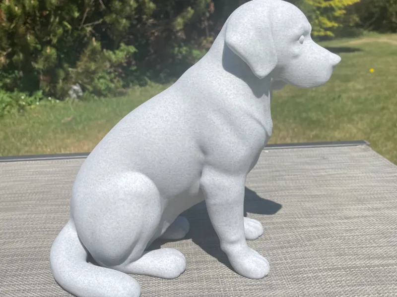 Dog Statue 