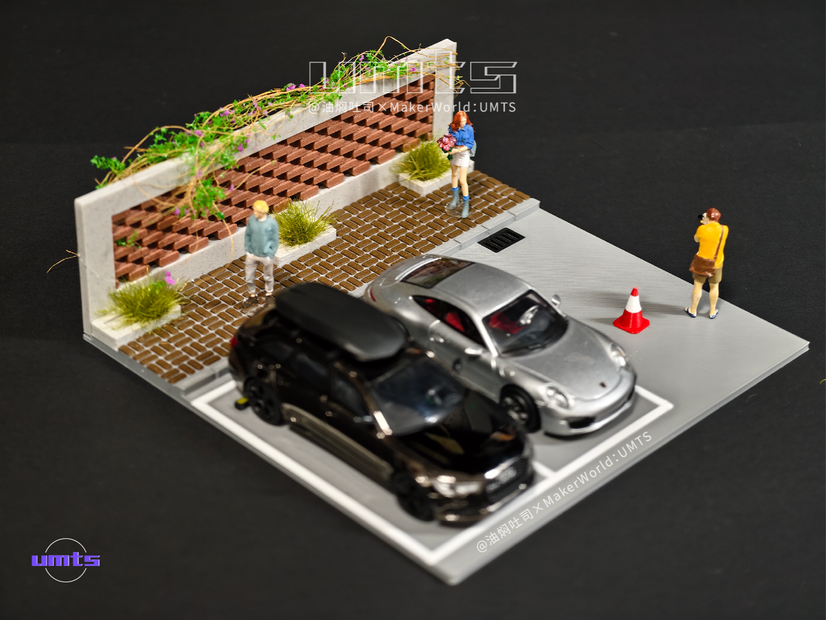 Miniatura 2 do modelo 3D 1/64小场景：花径泊位