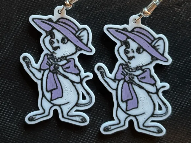 Bianca from "The Rescuers" Earrings