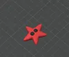 AMS 2 COLOUR, STARFISH RED