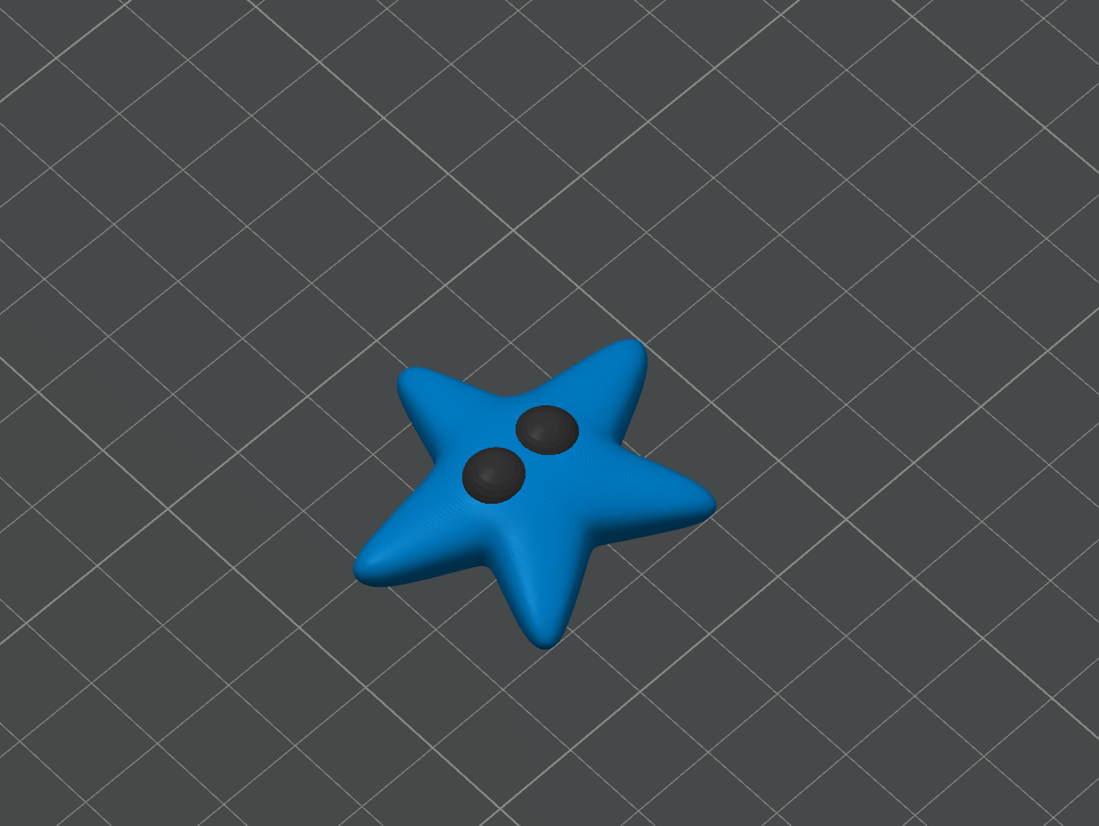 Miniatura 6 do modelo 3D KEYCHAIN STARFISH