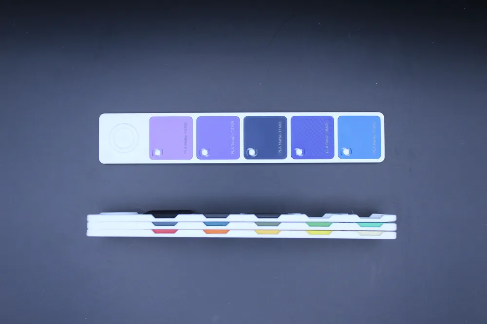Parametric Stackable Magnetic Bambu Swatch Holder - Free 3D Print Model ...