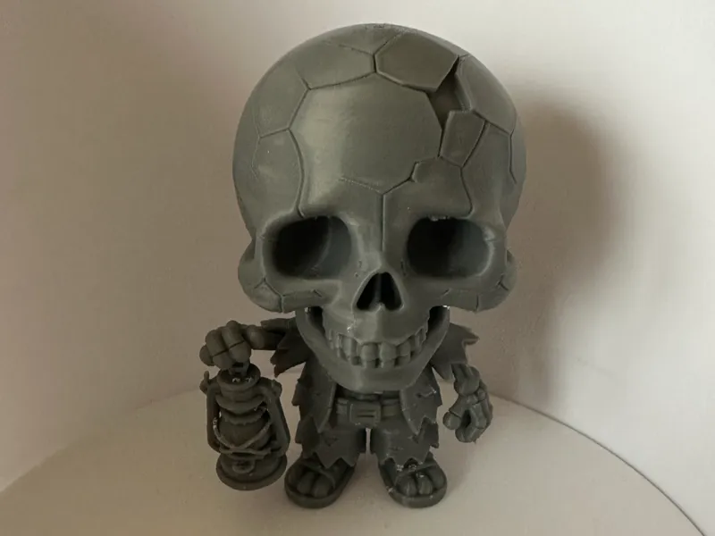 "Skelett mit Laterne" – Halloween Edition 