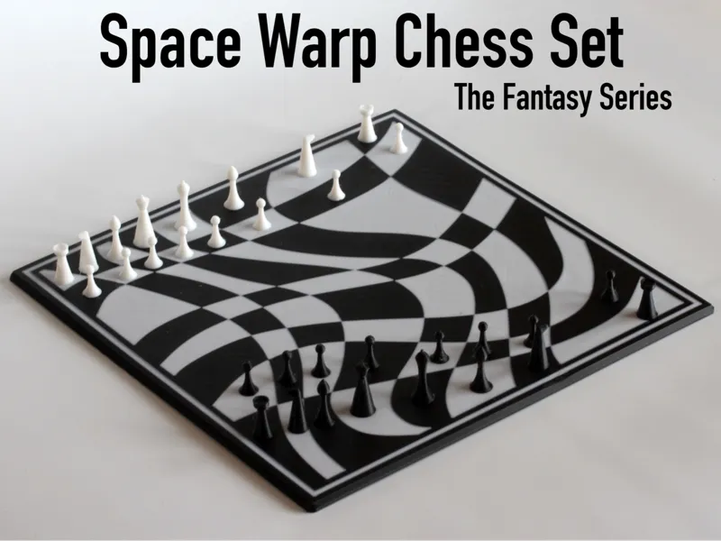 Space Warp Chess Board and Set 