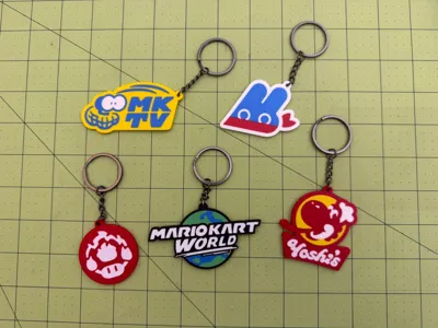 Mario Kart World – Keychain Pack