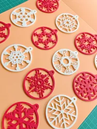 Set de 14 flocons de neige de Noël — photo 6