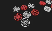 Set de 14 flocons de neige de Noël — photo 8