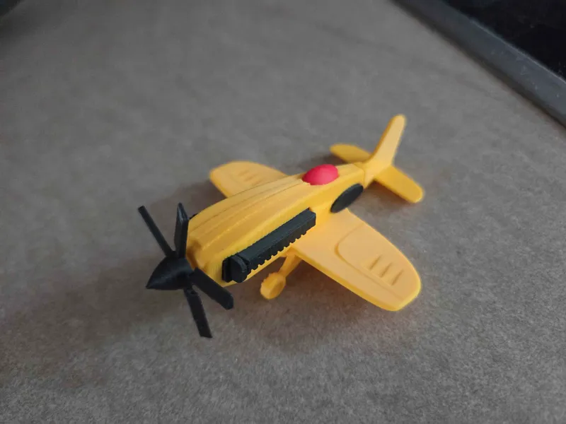 Retro propeller plane - Model kit