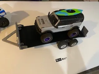 Deck over offroad trailer 