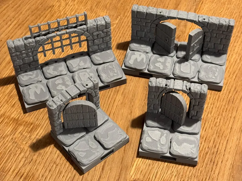 Openforge 2.0 Dungeon Stone Doors & Portcullis