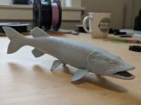 Maskinongé - sculpture de poisson autoportante — photo 2
