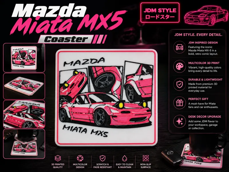 Mazda Miata MX5 Coaster