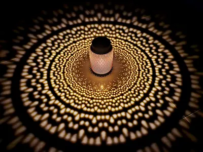 Kumiko Solar Lantern