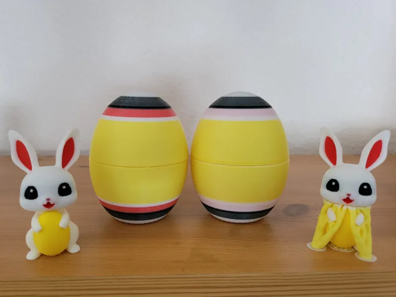 Cute Easter Bunny with Egg - Easter egg