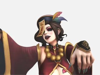 Moxxi Jiangshi Bust - Borderlands model