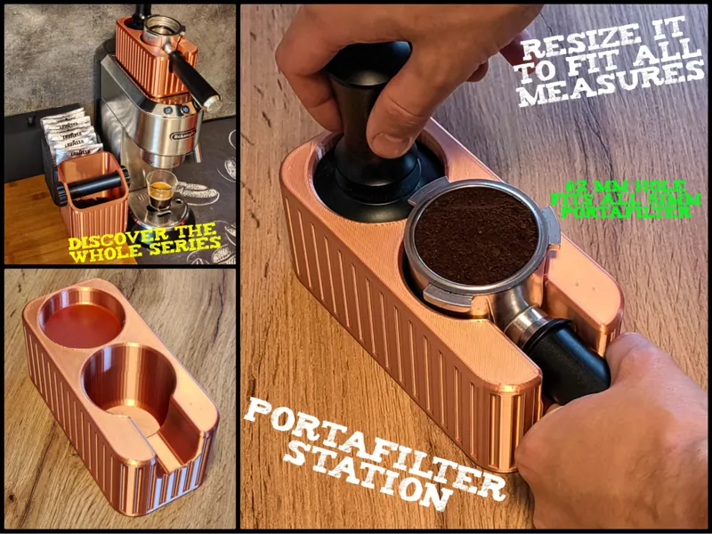 PORTAFILTER STATION - PRESS & GO
