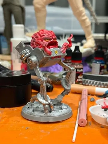 Escenografía en miniatura: Krang (TMNT) — vista de referencia 3