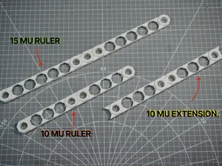 Multiboard Ruler - 10 and 15 MU