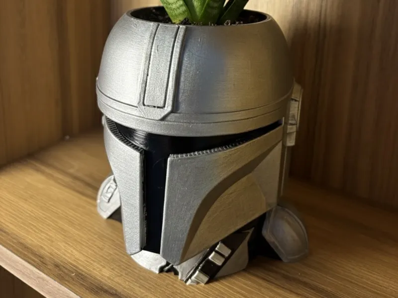 Star Wars - Mandalorian planter pot single color
